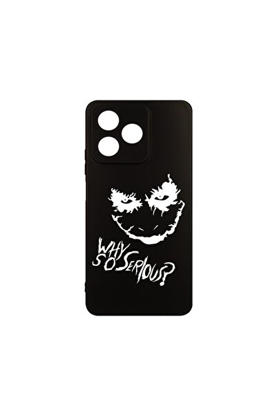 bestcase Husă pentru Xiaomi Redmi 13, Silicon subțire, Why So Serious?, Prote...