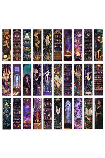 Choice Mixed Color 32pcs, Fantasy Bookmarks, Back to School Season, Christmas...