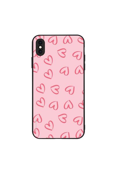 Sonique Θήκη Heart Series για Apple iPhone XS MAX Ροζ
