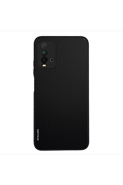 Sonique Θήκη Carbon Series για Xiaomi Redmi 9T Μαύρο