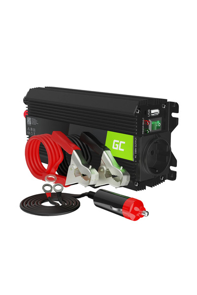 Greencell GREEN CELL Invertor Auto PRO 24V la 230V 500W/1000W Sinusoidal Modi...