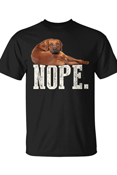 yiou trendy clothing Men's "Nope" Rhodesian Ridgeback Lover T-shirt