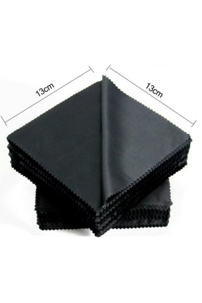 Choice Black eyeglass cloth 20pcs/lot Black Microfiber Cycling Sunglasses Eye...