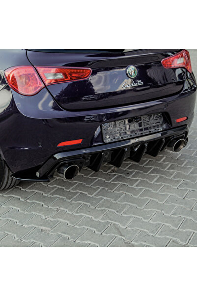 TMZ Garage Alfa Romeo Giulietta Arka Difüzör & Flap Seti | Sportif Tampon Alt...