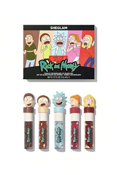 SHEGLAM Rick and Morty Family Counseling Lip Gloss Set