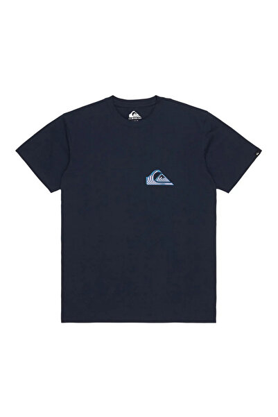 Quiksilver Tricou bărbătesc cu mânecă scurtă, cu model tip fereastră, M