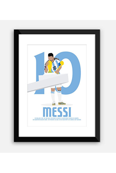 Boomah Accessories Lionel Messi Argentina Champion of the World Illustration ...