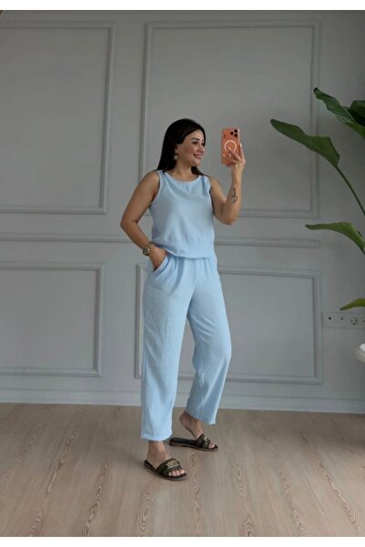 LİFERA Tencel Blouse and Pants Set
