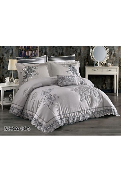 Brides Nefrini Bridal Bedspread -8 Pieces -Embroidered with Luxurious Jacquar...