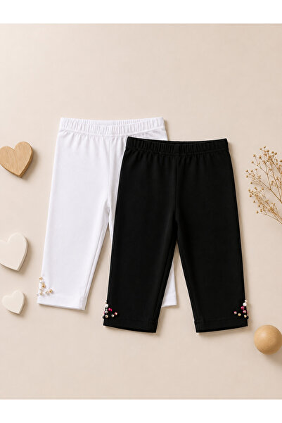 mini kanka Girl Child 1-8 Years Old 100% Cotton Comfortable and Fresh Capri L...