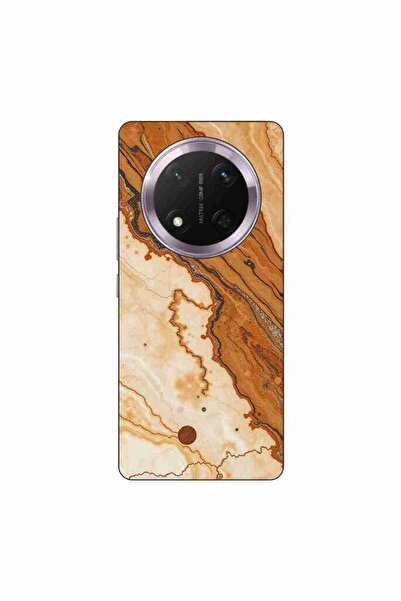OEM Husa compatibila cu Honor Magic7 Lite Silicon Gel Tpu Model Caramel Marbl...
