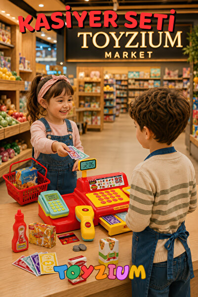 Shem Süpermarket Kasiyer Oyun Seti