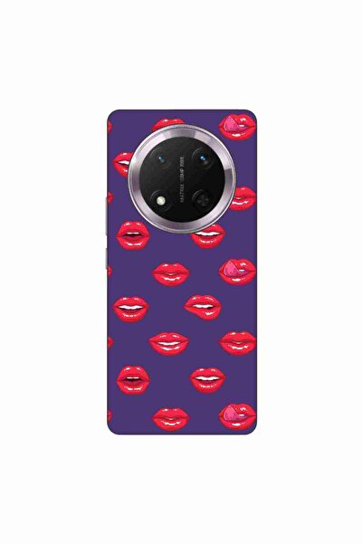 OEM Husa compatibila cu Honor Magic7 Lite Silicon Gel Tpu Model Buze Pattern