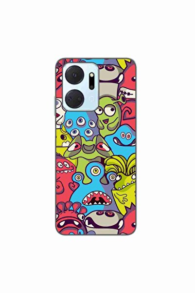 OEM Husa compatibila cu Honor X7a Silicon Gel Tpu Model Squishi Monsters