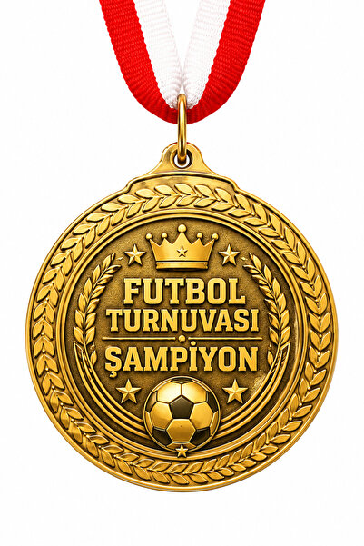 HiperAD Reklam Futbol Turnuvası Şampiyon Altın Madalya Metal | Ödül Madalyası...