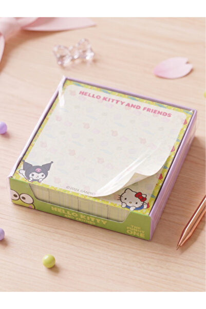 GiFi Kuromi & Hello Kitty Lisanslı Küp Notluk Bloknot