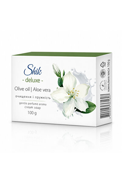 shık Deluxe® Cream Soap with Olive Oil and Aloe Vera, 100 g