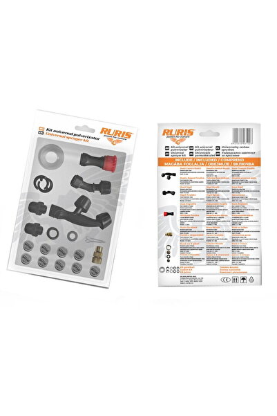 RURIS Kit de accesorii universal pentru pulverizator: Duze conice duble, Siga...