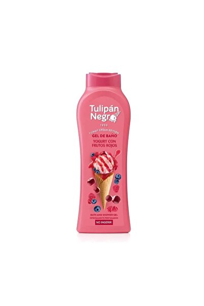 Tulipan Negro جل استحمام زبادي الفواكة الحمراء والتوت من توليبان نيجرو - 650مل