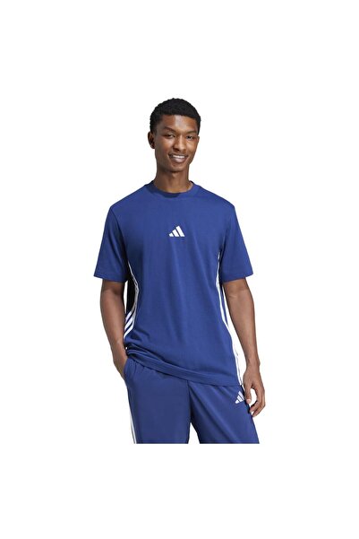 adidas Άνδρες& # x27;s Essentials 3-S Μπλουζάκι Μονό Ζέρσεϊ 2XL