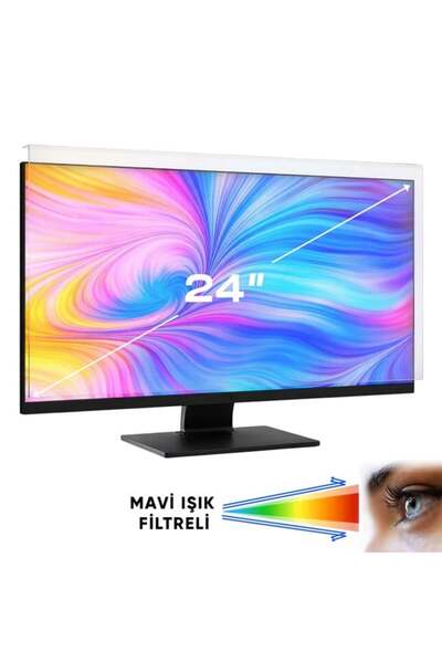 WEKO WK-29921 24" Mavi Işık Filtreli Monitör Ekran Koruyucu Darbeye Dayanıklı...