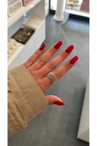 GLARE JEWELRY CO Tasarım Zirkon Taşlı 14k Gold Renginde Parmağa Ayarlanabilir...