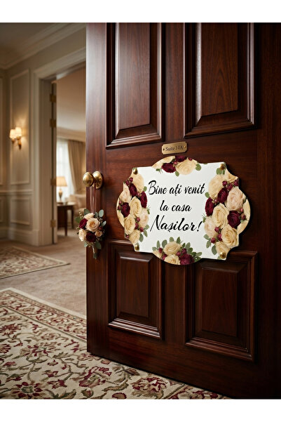OEM "Welcome to the Godfathers' House!" Signs, Red and White Flowers Design, ...