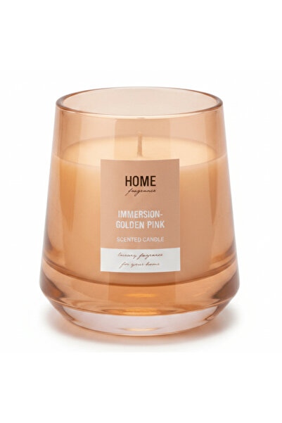 AKDC Home Fragrance Immersion & Golden Pink Premium Decorative Aroma Candle –...