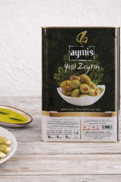10 KG BADEM DOLGULU YEŞİL ZEYTİN