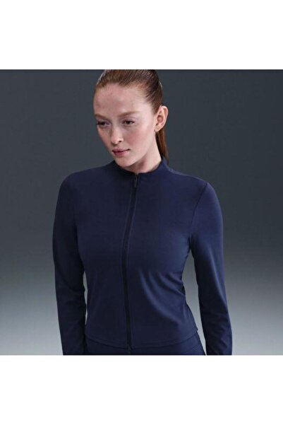 Nike Zenvy Dri-Fit Ls Top Women's Navy Blue Sweatshirt Fv7423-410