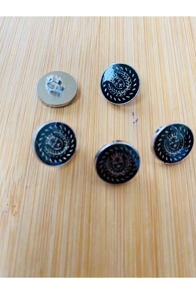 Lorin hobi Metalized Efe Vest Button 14 mm 5 Pieces Model;4