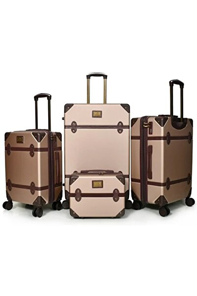 VINTRA Vintage Design Classic Luggage Sets (4 Pcs) with Gifts