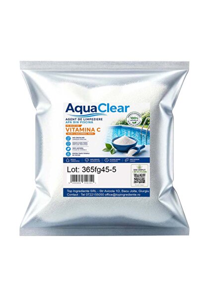 Top Ingrediente AquaClear - Καθαριστικό με Βιταμίνη C για Πισίνα - 5 κιλά