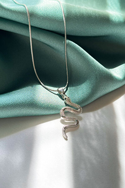 Berilya Aksesuar Snake Figure Necklace