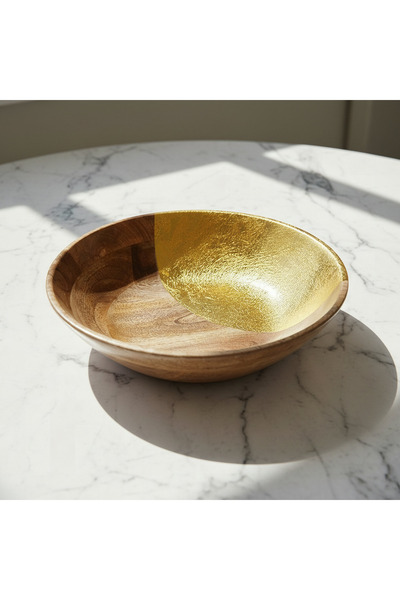 Home Box Layali Noor Large Serving Bowl - 30x30x7.5 cm