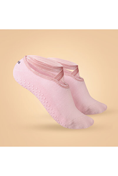 GymBeam Grip Yoga Socks Pink BeastPink M