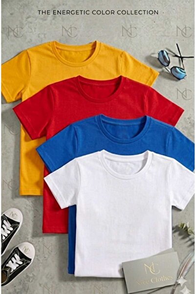NC Nicee Clothes Tricou și pantaloni scurți de vară pentru copii, unisex (Pac...