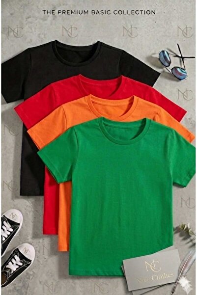 NC Nicee Clothes Tricou și pantaloni scurți de vară pentru copii, unisex (Pac...