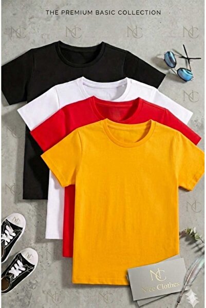 NC Nicee Clothes Tricou și pantaloni scurți de vară pentru copii, unisex (Pac...
