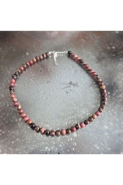 DRUZY Colier rodonit Heartroot #103