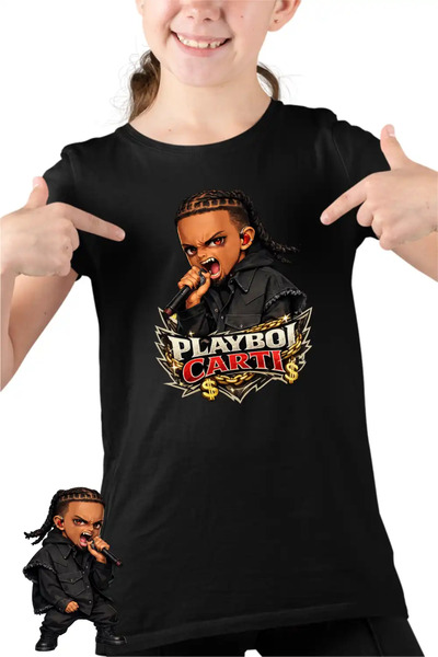 OEM Tricou Copii Fete Playboi Carti RIP