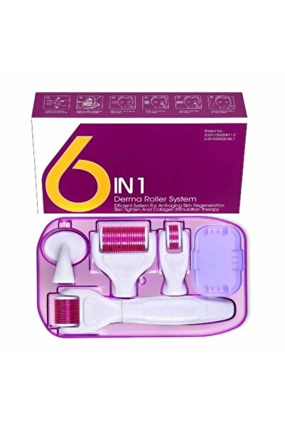 Derma Roller 6-in-1 Device for Skin, Hair, and Body Care