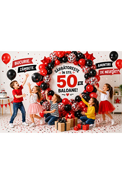 OEM SET 50 BALOANE DIN FOLIE ROTUNDE (RO-V04) (ProLE-50XBALON-r2)