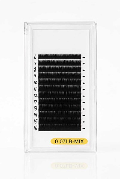 Glamura Lashes Gene Fir cu Fir Mix lungimi 6-16mm, Curbura B, Grosime 0.07 mm...