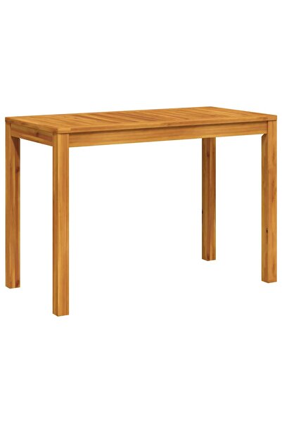vidaxl Garden table, 110x55x75 cm, solid acacia wood