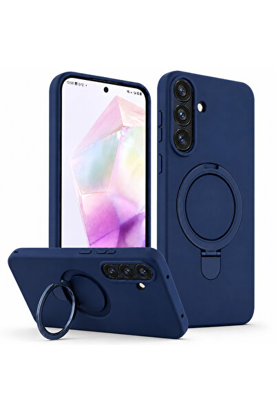 Kipgsm Samsung Galaxy A56 Uyumlu Kılıf Magsafe Şarj Destekli Açılır Standlı İ...
