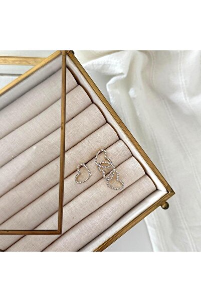 Alice İsstanbul Asymmetrical Heart Earrings