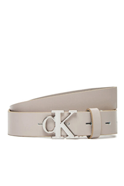 Calvin Klein Γυναικεία Δερμάτινη Ζώνη Μπεζ LV04K7017G-RMU