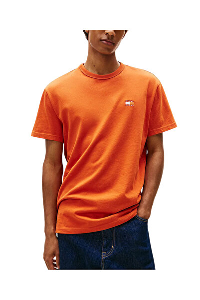 Tommy Hilfiger Ανδρικό T-shirt Πορτοκαλί Tommy Jeans DM0DM20322-0JG