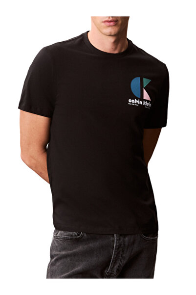 Calvin Klein Ανδρικό T-shirt Μαύρο LV04RC843G-UB1
